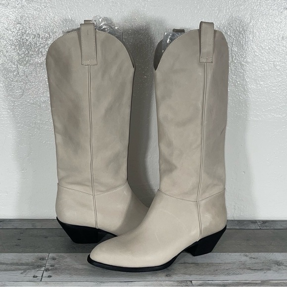 Jeffrey Campbell Women’s Blade 2 Western Boot - Ivory - Sz - 10 - Picture 2 of 15